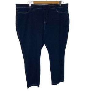 Plus Size Jeggings for women size XXL dark wash